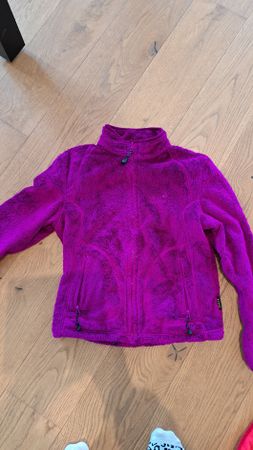 Jack Wolfskin Mädchen Fleecejacke Gr. EU M, Lila Warme W