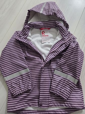 Regenjacke Reima gestreift lila Grösse 104 cm
