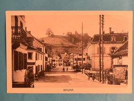 Alte Ansichtskarte Bauma ZH,  Strassenszene, animiert