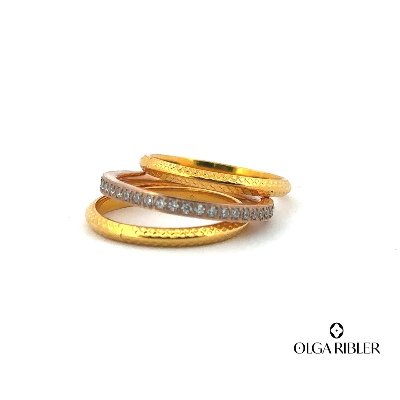 Olga Ribler Bagues: Edelstahl  Ring Set Grösse 52 – Neuf (Voir description) à Luzern par Schmuckoutlet 8
