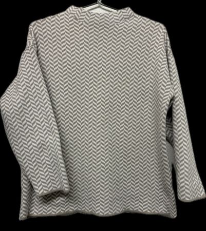 Strickpullover mit Zickzackmuster, Grösse L