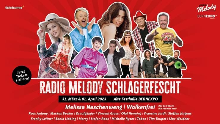 2x Stehplatz Schlagerfescht Radio Melody / 01. April 2023 | Kaufen auf ...