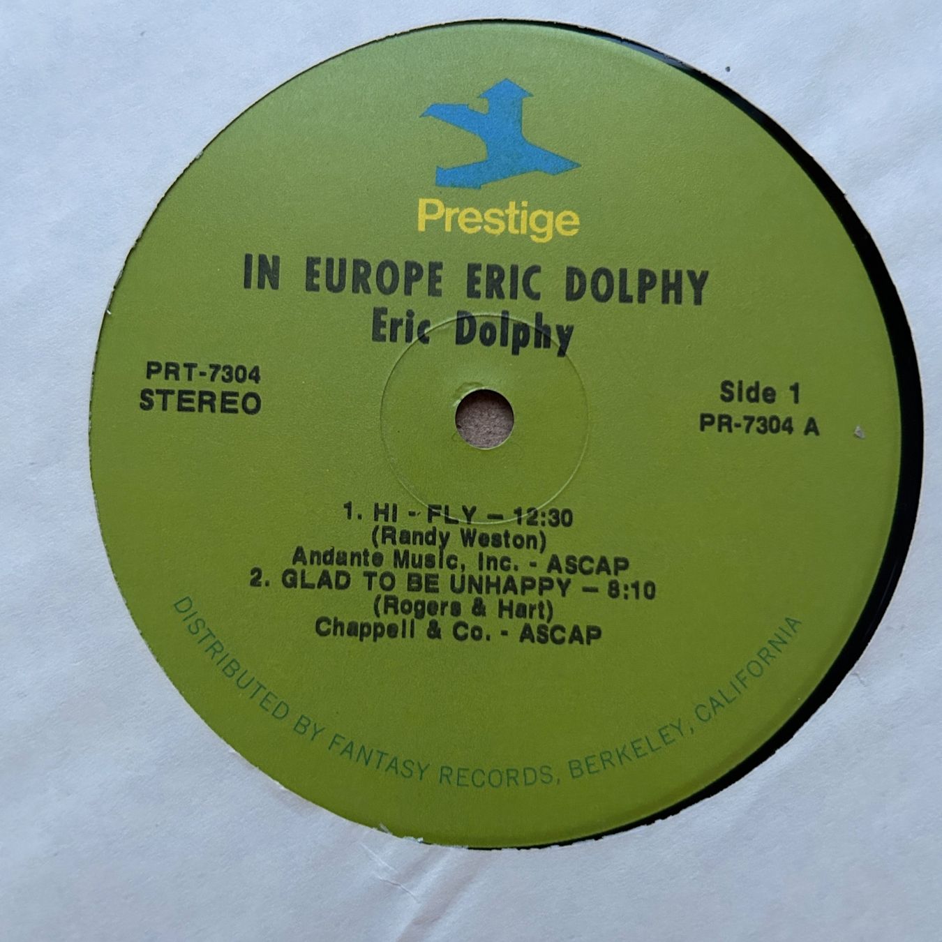 Dischi in vinile: Eric Dolphy In Europe Vol.1  LP – Usato da Lausanne venduto da Pask1 2