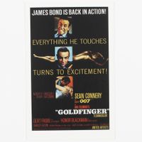 Postkarte James Bond 007 Poster Artwork USA 1964
