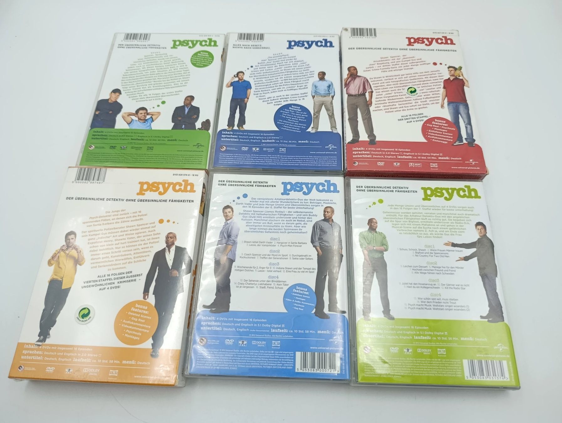 Tous les DVDs: DVD Serie Psych, Staffel 5 fehlt – D'occasion à Wil SG par Donaldus 3