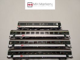 Roco SBB CFF FFS EW IV und Gepäckwagen Set Exact 1/87 H0 OVP