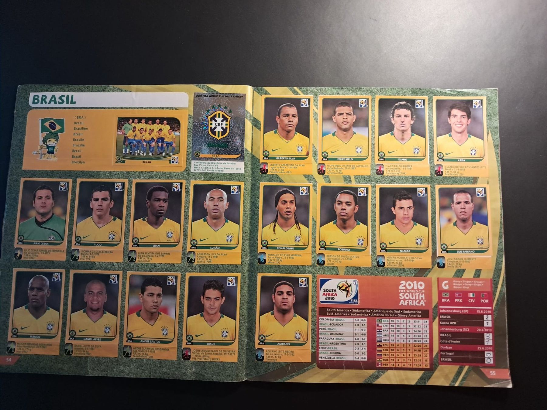 Panini Album: Panini WORLD CUP 2010 Album komplett – Usato da Muttenz venduto da lou_9zpz 8