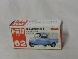 TOMICA DANDY  NR. 62  DAIHATSU MIDGET  1:50  LEERE SCHACHTEL