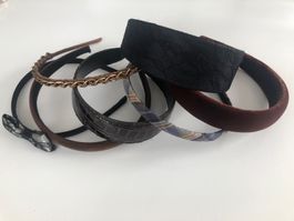 Set von 7 Haarreifen in verschiedenen Stilen gebraucht