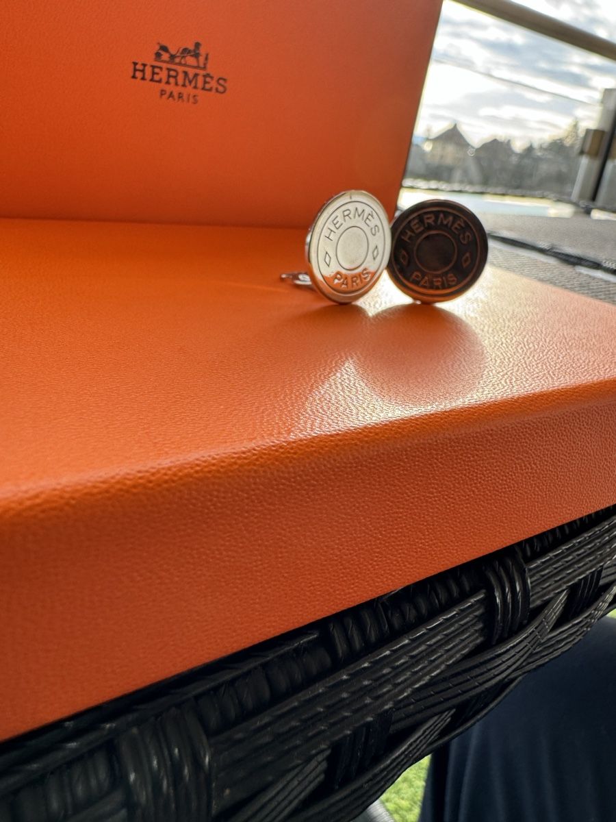 Hermès Boucles d'oreille: Boucles d’oreilles Hermes clou de selle – D'occasion à Neuchatel par mar_9blm 3
