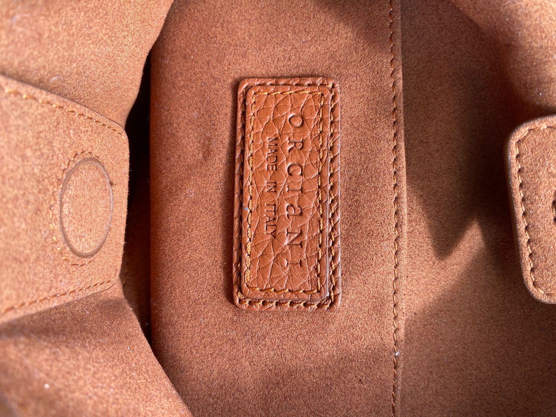 Orciani Borse da donna: Orciani-Ledertasche in wunderschönem Rostrot, neuwertig – Usato da Baar venduto da Ba11erina 3