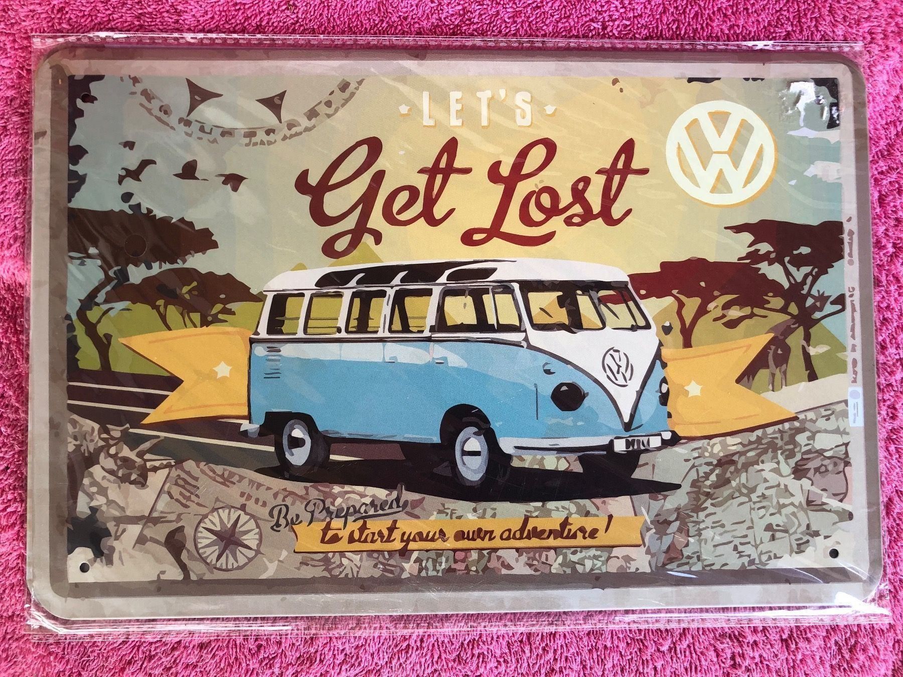 Schilder: Get lost vw bus samba t1 Oldtimer – Neu (gemäss Beschreibung) aus Reinach AG von rares75