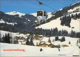 Saanenmöser BE // 1989 Gondelbahn Saanerslochgrat // Winter