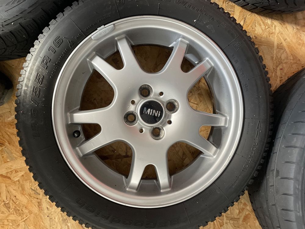 4 jante Aluminium Mini Cooper 195/ 55 R 16 Hiver | Kaufen auf Ricardo