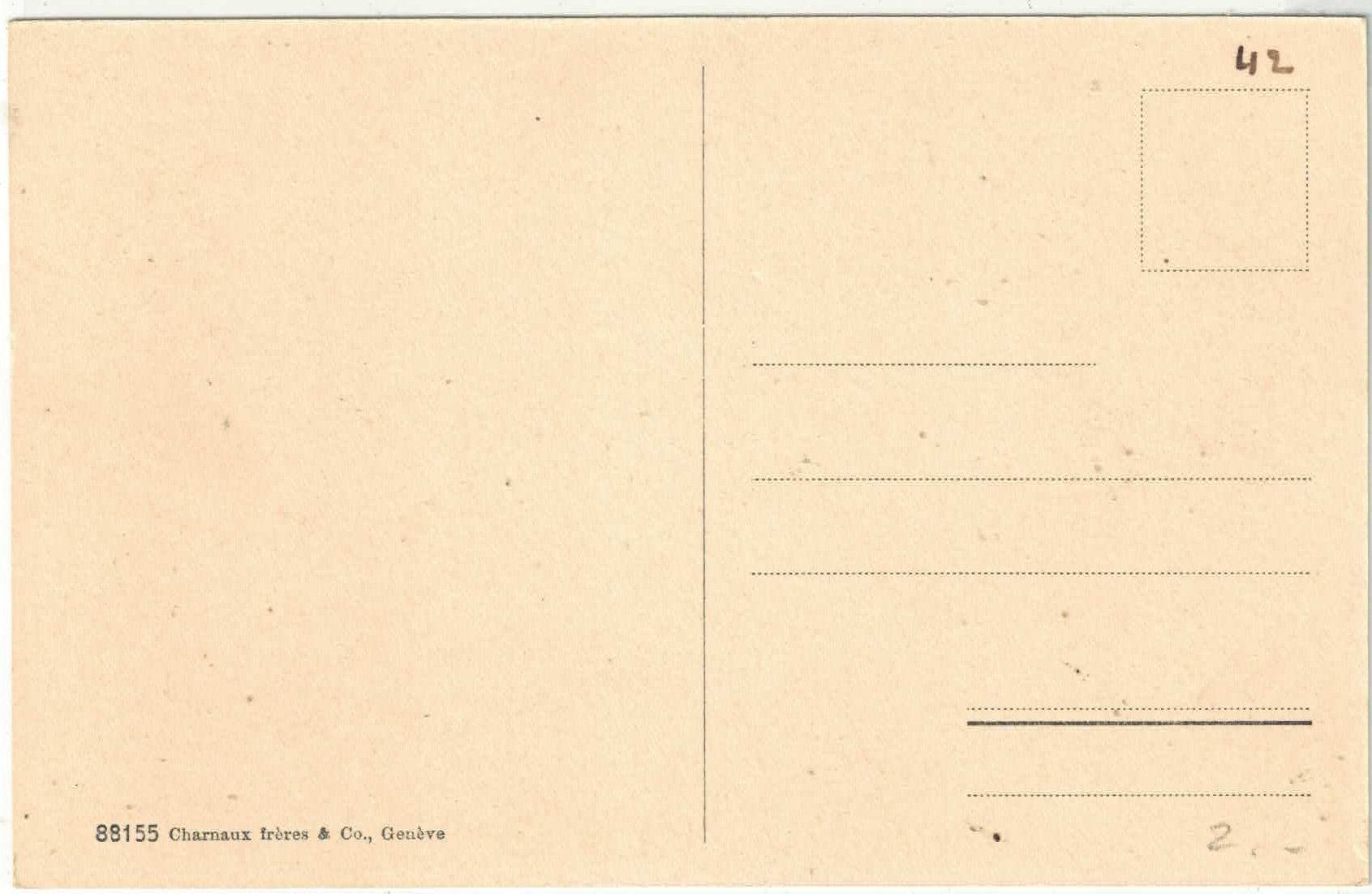 Cartoline postali: Saas-Fee - Generalansicht von oben – Usato da Ettingen venduto da Kartenplanet 1