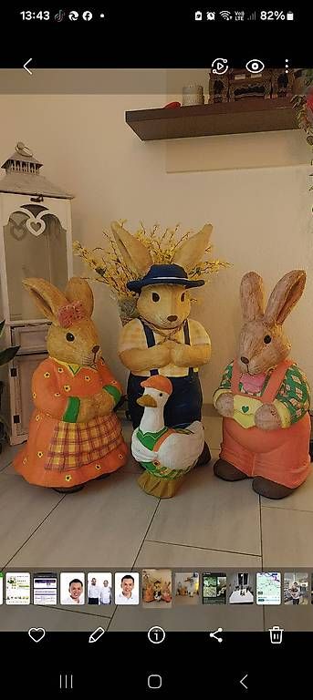 Figuren: Osterhase Familie Deko  – Gebraucht aus Neuenhof von khuanthai