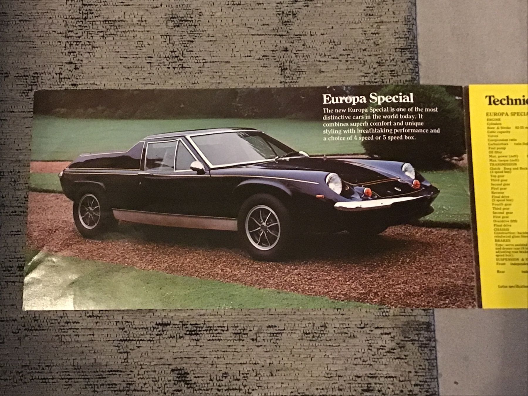 Lotus Documenti: Lotus Programm Faltprospekt 6 Seiten, englische Sprache – Usato da Scherzingen venduto da Starseller62 1