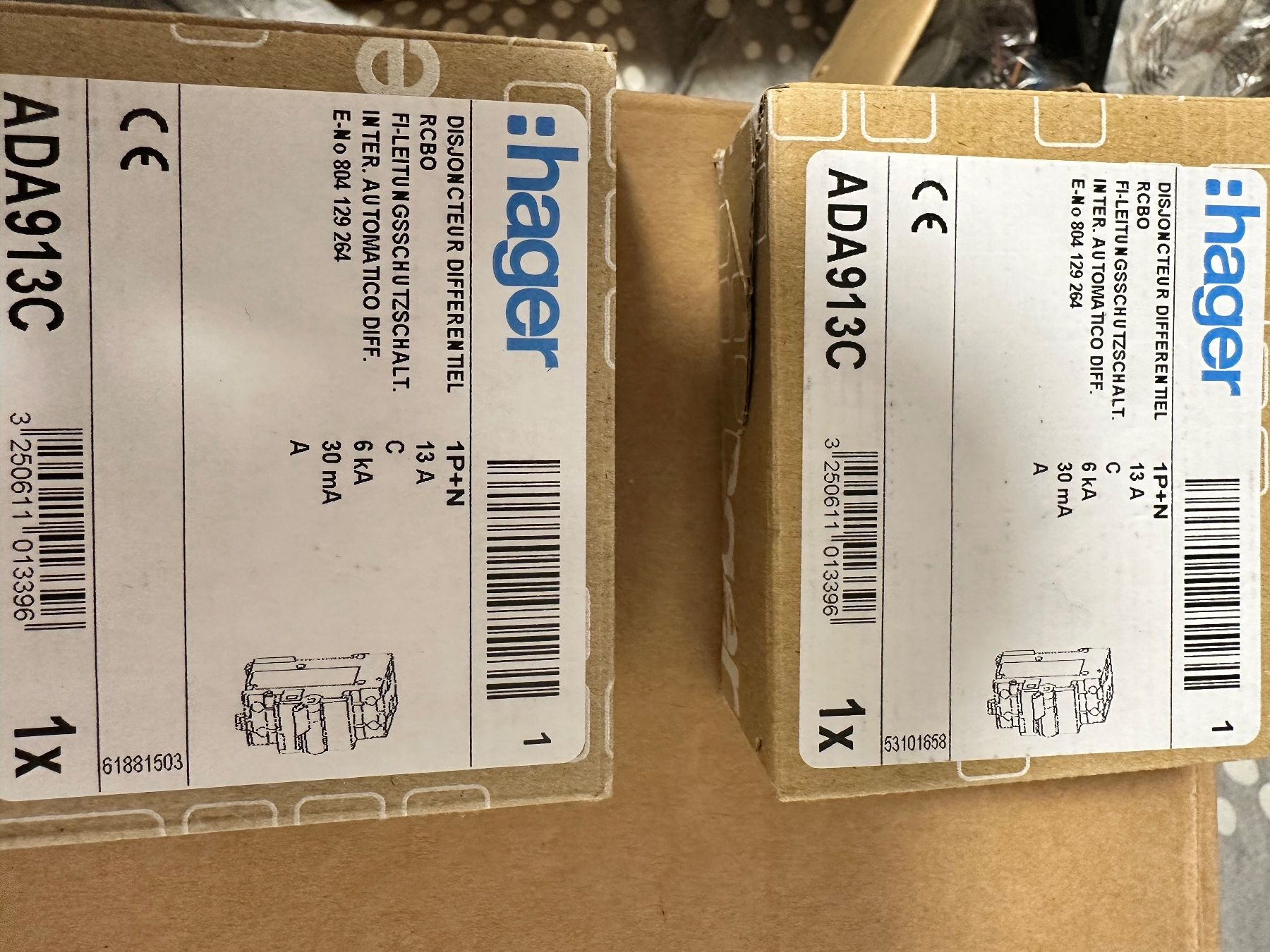 Hager Schalter: 2x Hager FiLs C13 A – Neu und originalverpackt aus niederhasli von rami016