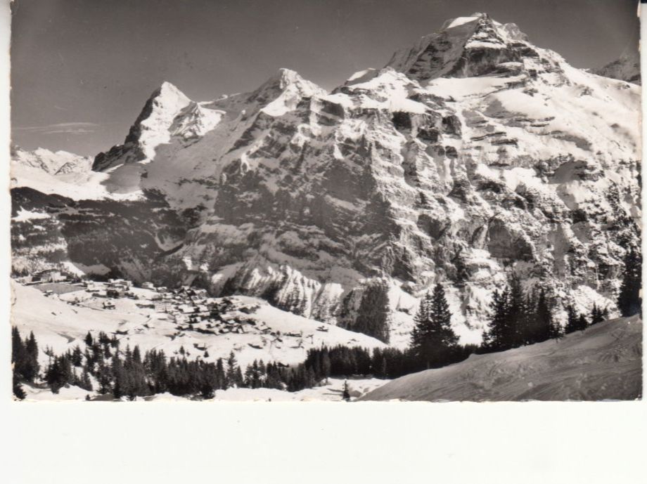 Cartoline postali: Mürren 1952 – Usato da Bürglen TG venduto da StampGraf