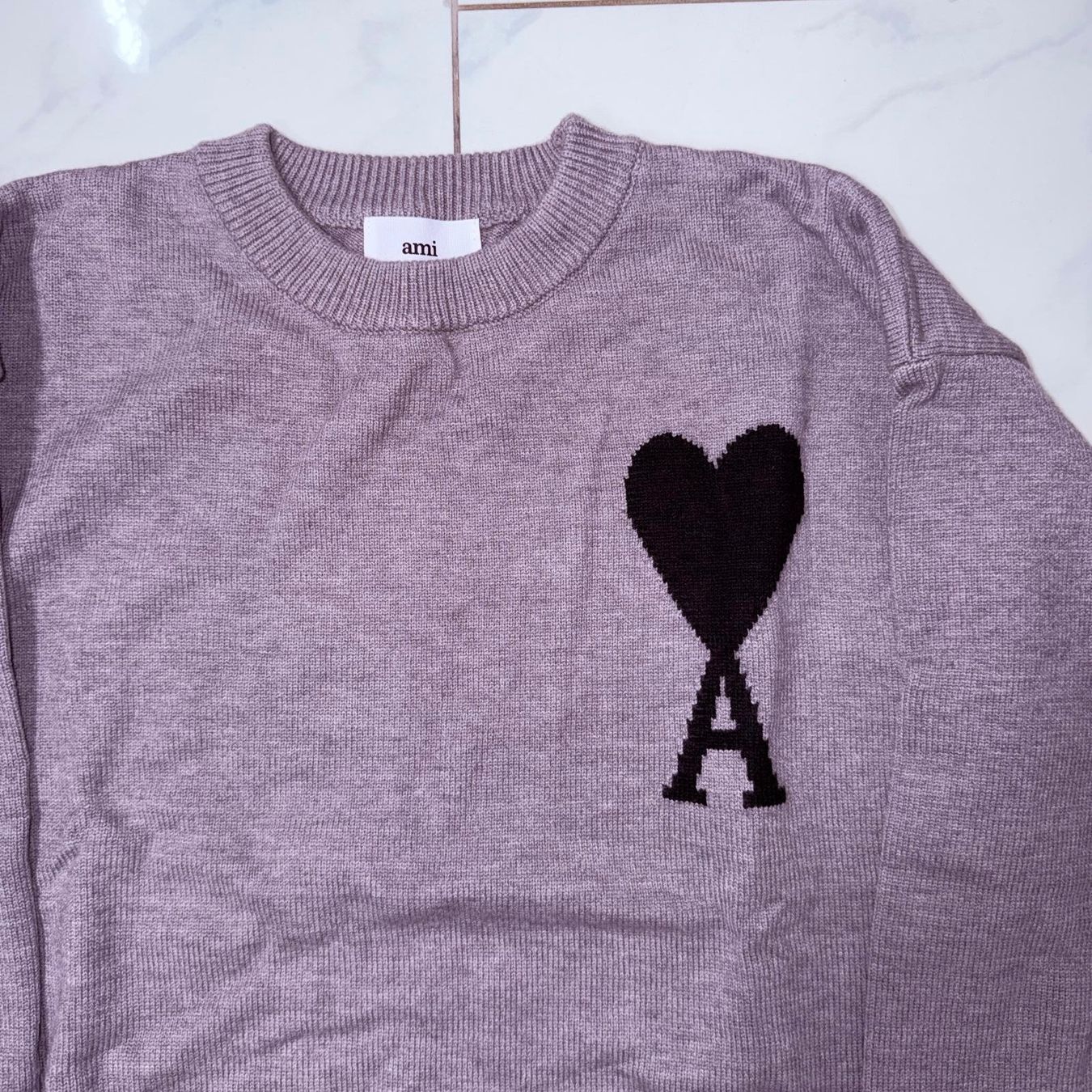 Maglioni & Felpe: Ami Paris Pullover Grau Grösse L – Nuovo (secondo la descrizione) da Liestal venduto da tha_dg6j 1