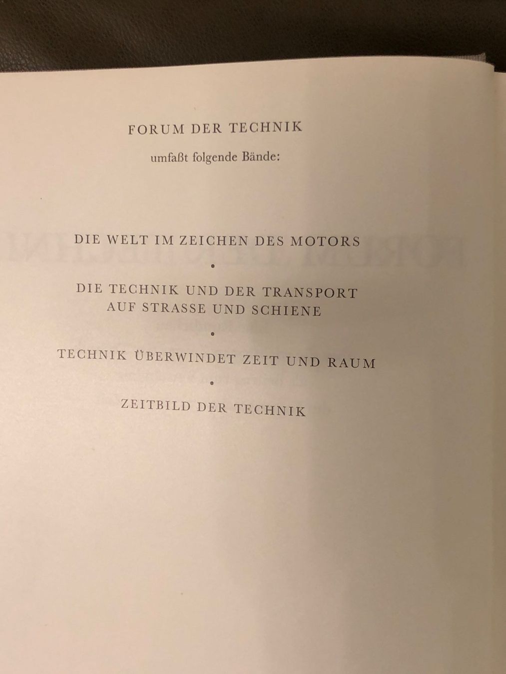 Bücher: 4 x Bücher Forum der Technik – Gebraucht aus Nunningen von anclaudia 1
