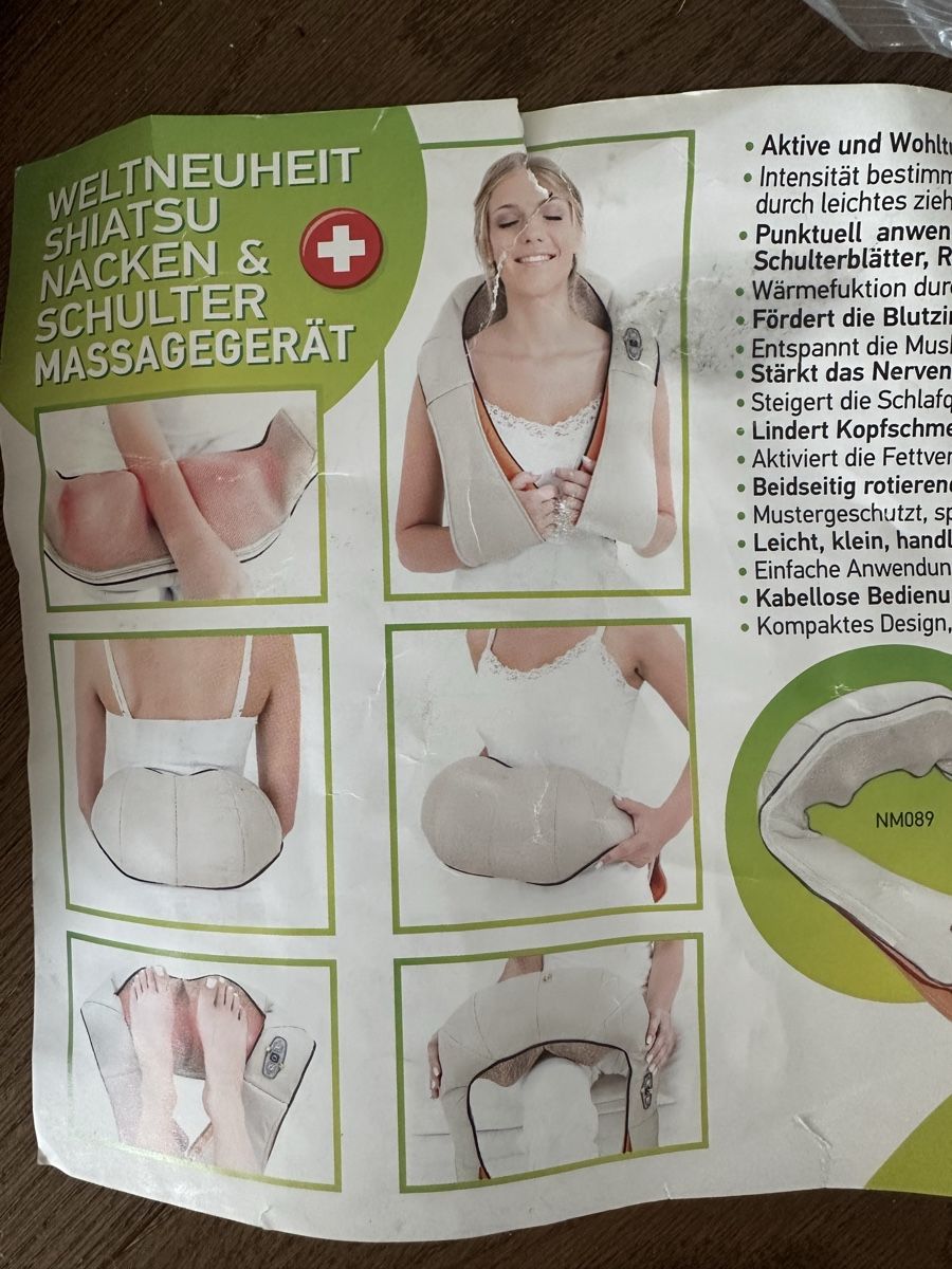 Dispositivi per massaggi: Nacken-Schulter-Massagegerät – Nuovo (secondo la descrizione) da Wollerau venduto da sesi2204 2
