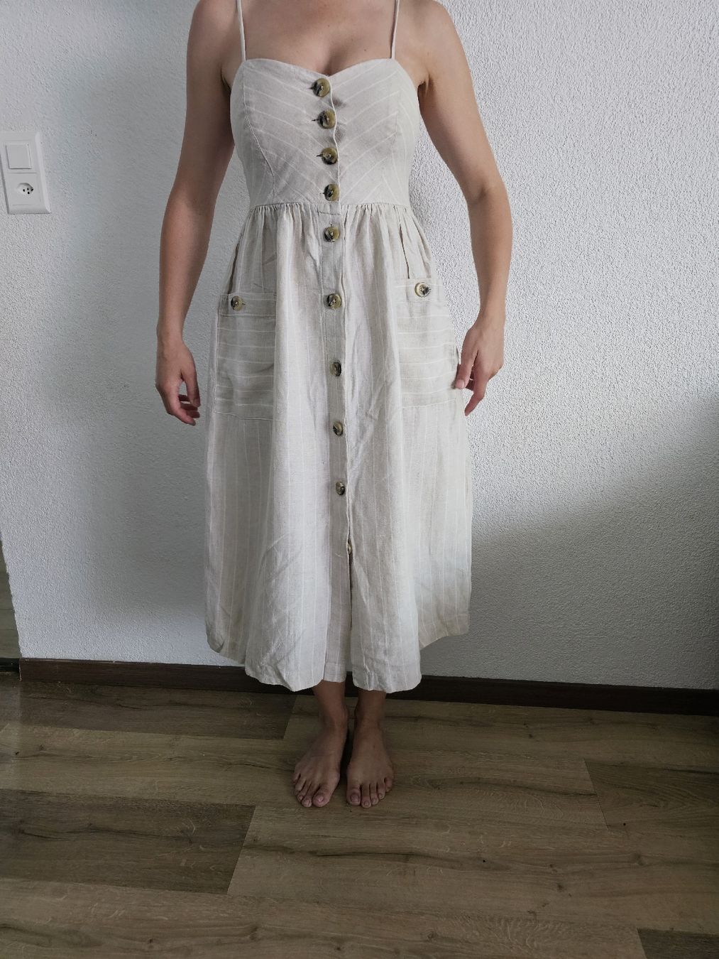 Vestiti: Mango Sommerkleid Leinen-Mix Gr. XS – Usato da Grosshöchstetten venduto da Qenko 1