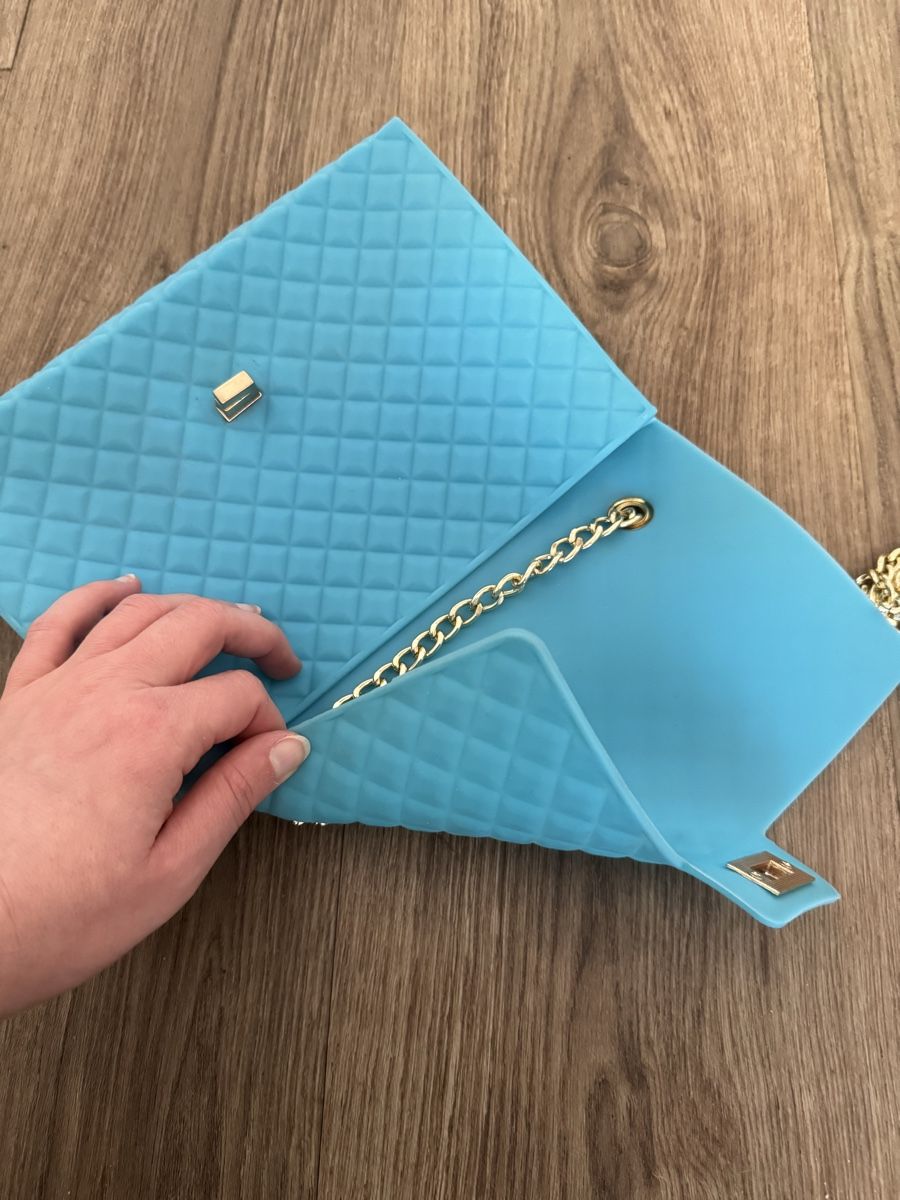 Borse da donna: spezielle Tasche Umhängetasche blau – Usato da Fislisbach venduto da KolibriSecondhand 6