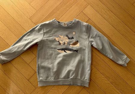 Hellblauer Pulli von Alana in Grösse 110