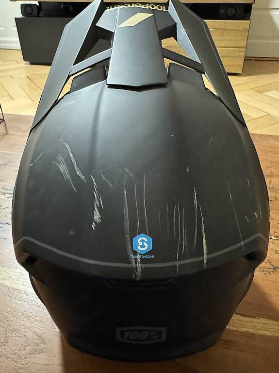 Caschi: 100% Aircraft 2 Black/Light Fullface – Usato da Bauma venduto da Mar_6xf6 2