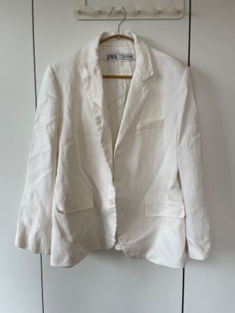 Zara Leinen Blazer,  Gr. XL (M/L)