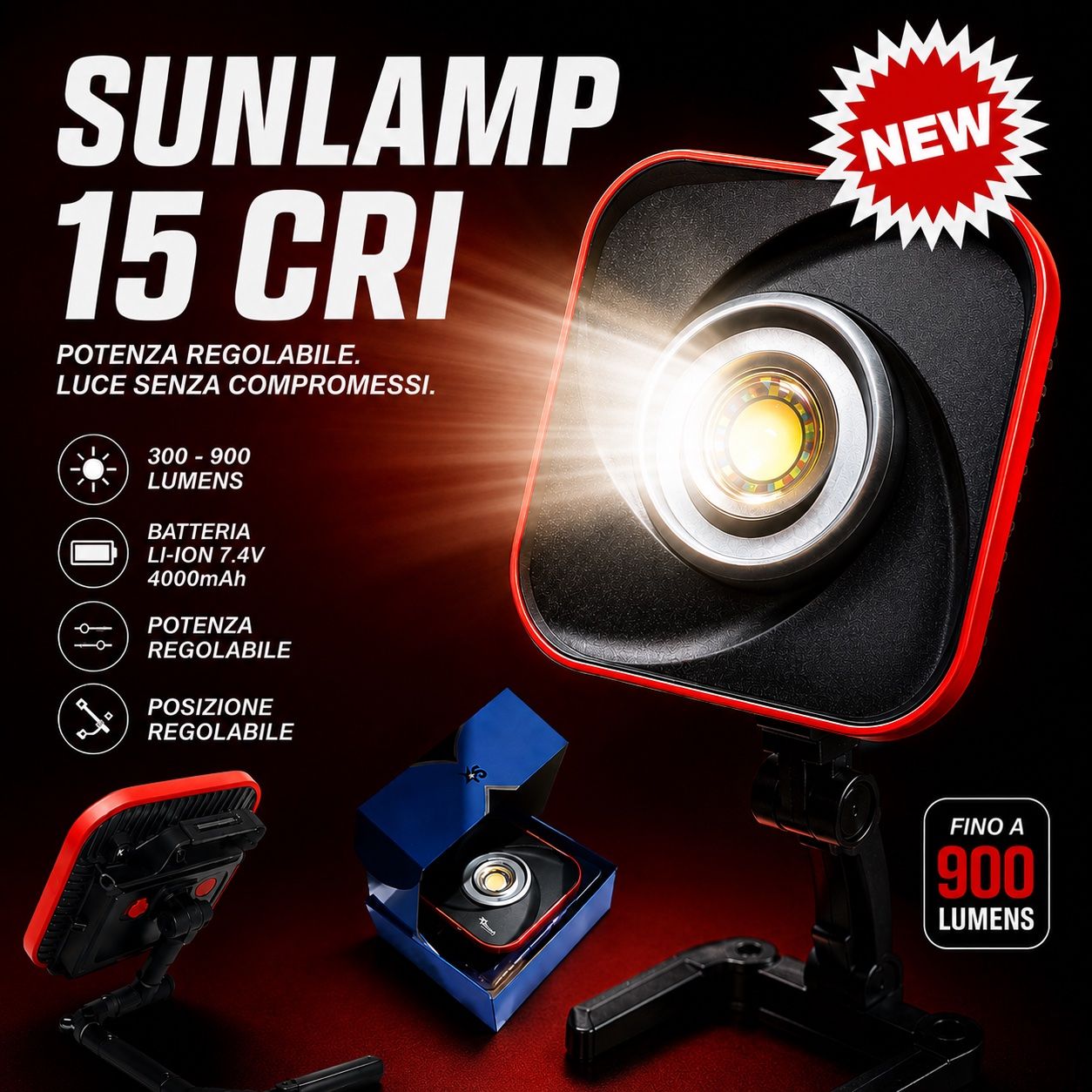Lampade: LAMPADA 15CRI - Detailing e Car Care – Nuovo e nell'imballaggio originale da Cadempino venduto da Tek.Pro.AG
