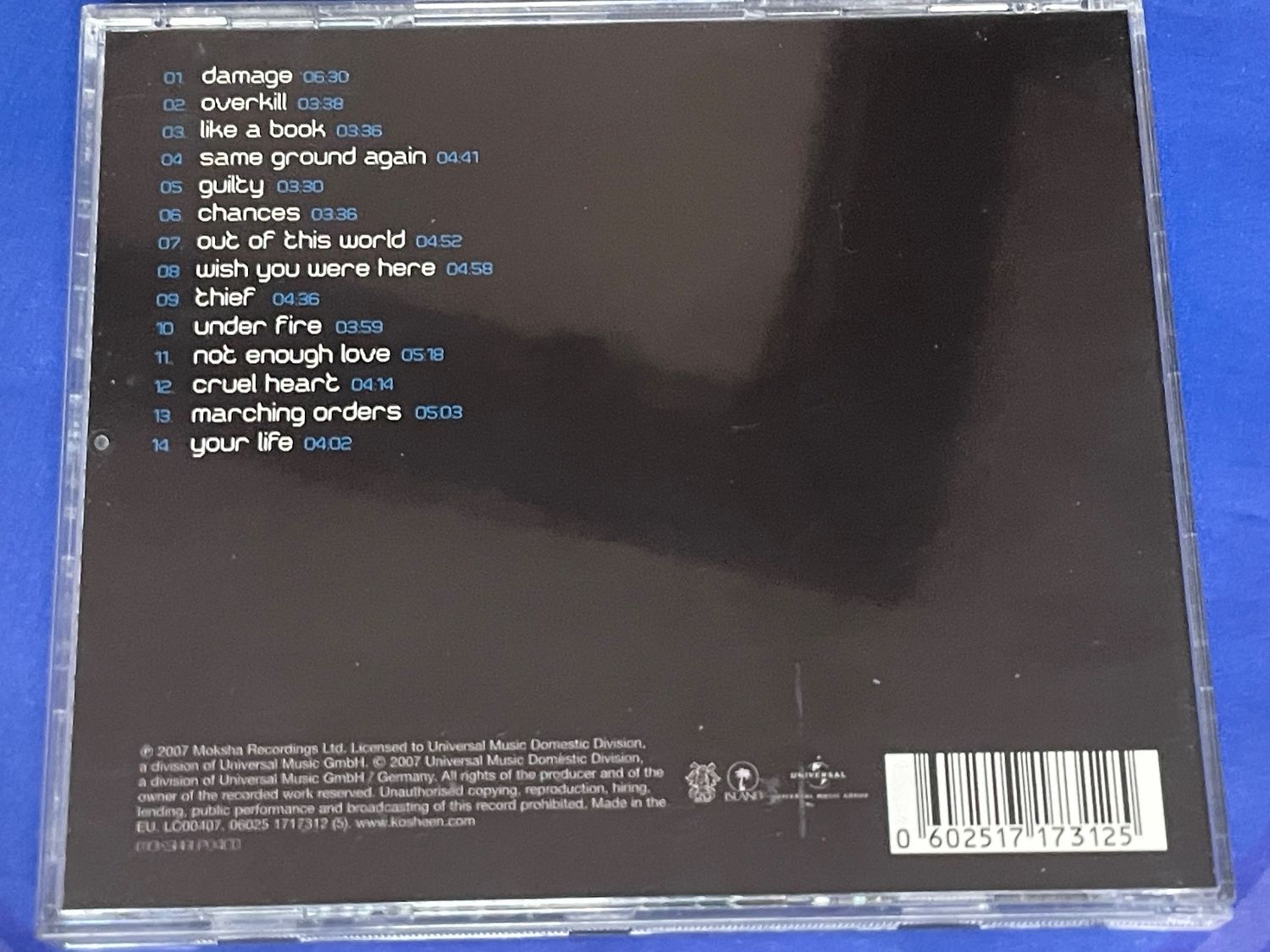 CD: Kosheen – Usato da Muri b. Bern venduto da AdidasCollector 1