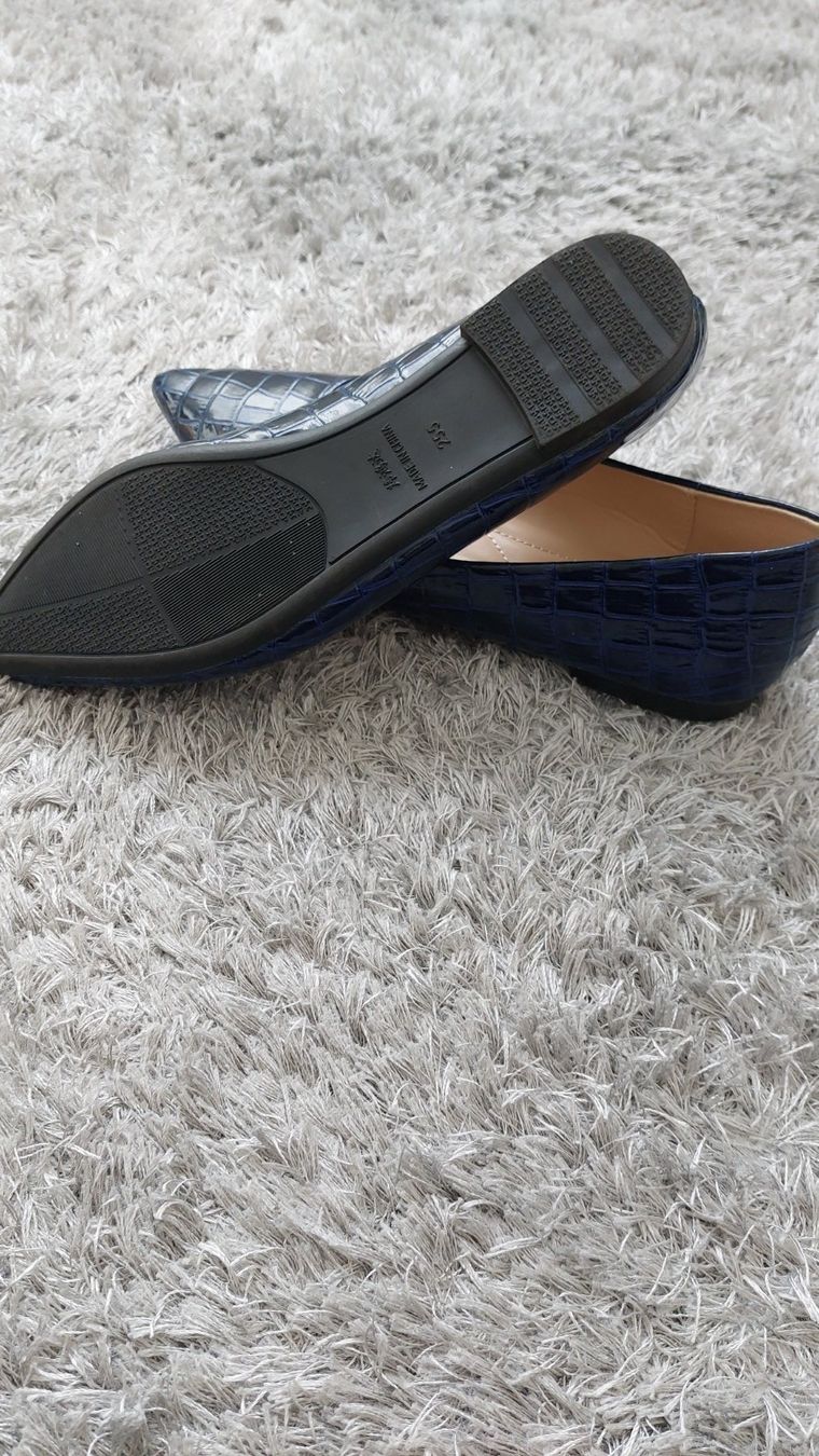 Scarpe da donna: Ballerines bleu marine taille 38 – Nuovo (secondo la descrizione) da Lausanne venduto da anta-123 3