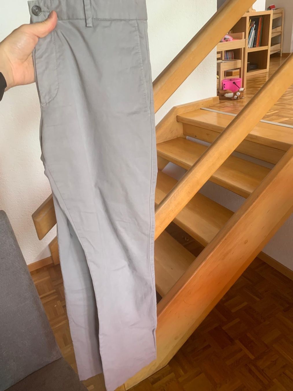 Pantalons: Chino Tommy Hilfiger Hellgrau, Gr. 46 – D'occasion à Pully par nick_lausanne 1