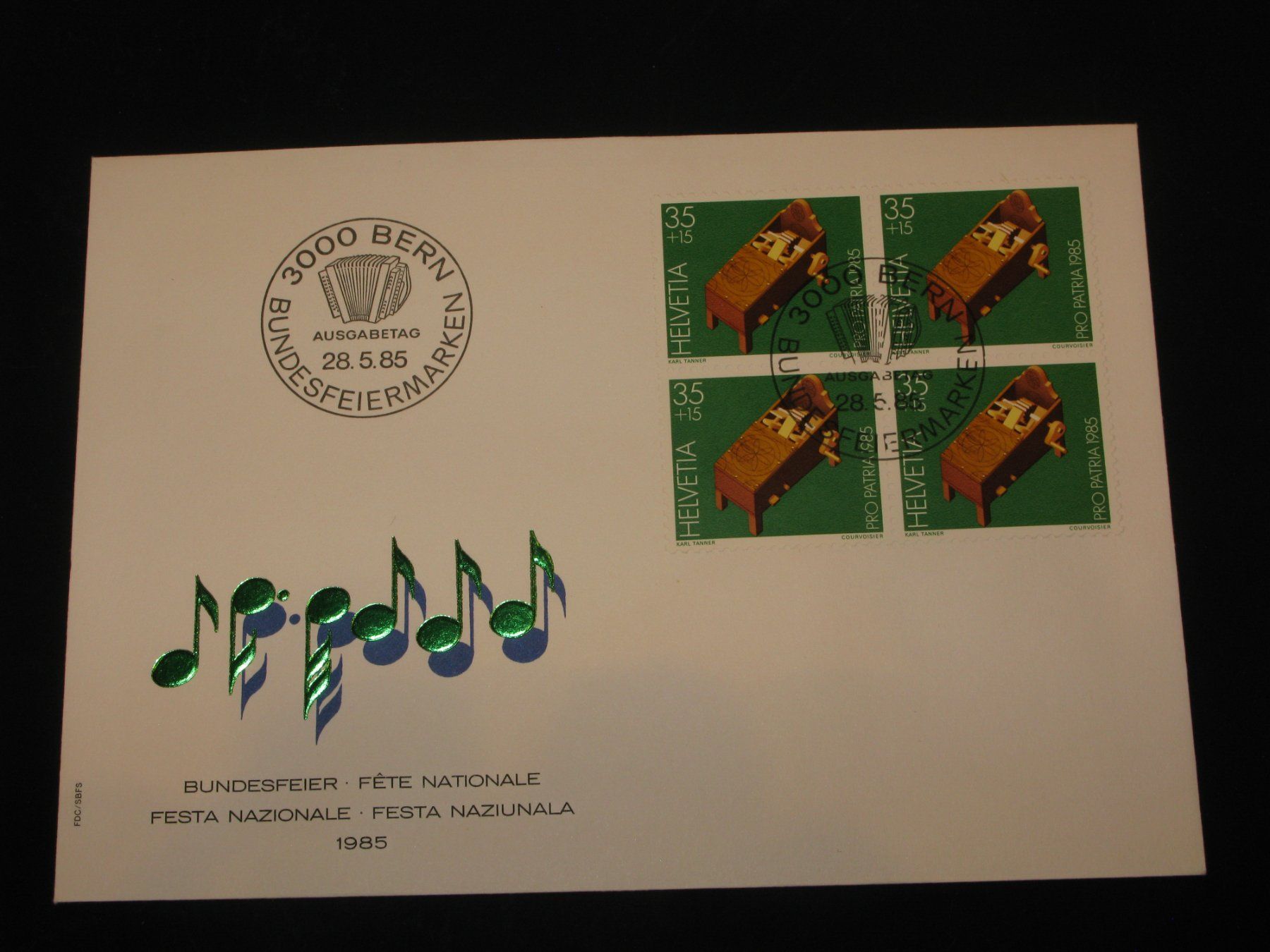 Tutti i francobolli: Pro Patria Bundesfeier 1985 Nr. 207, Schweizer Museen, – Usato da Riken AG venduto da HEROWE