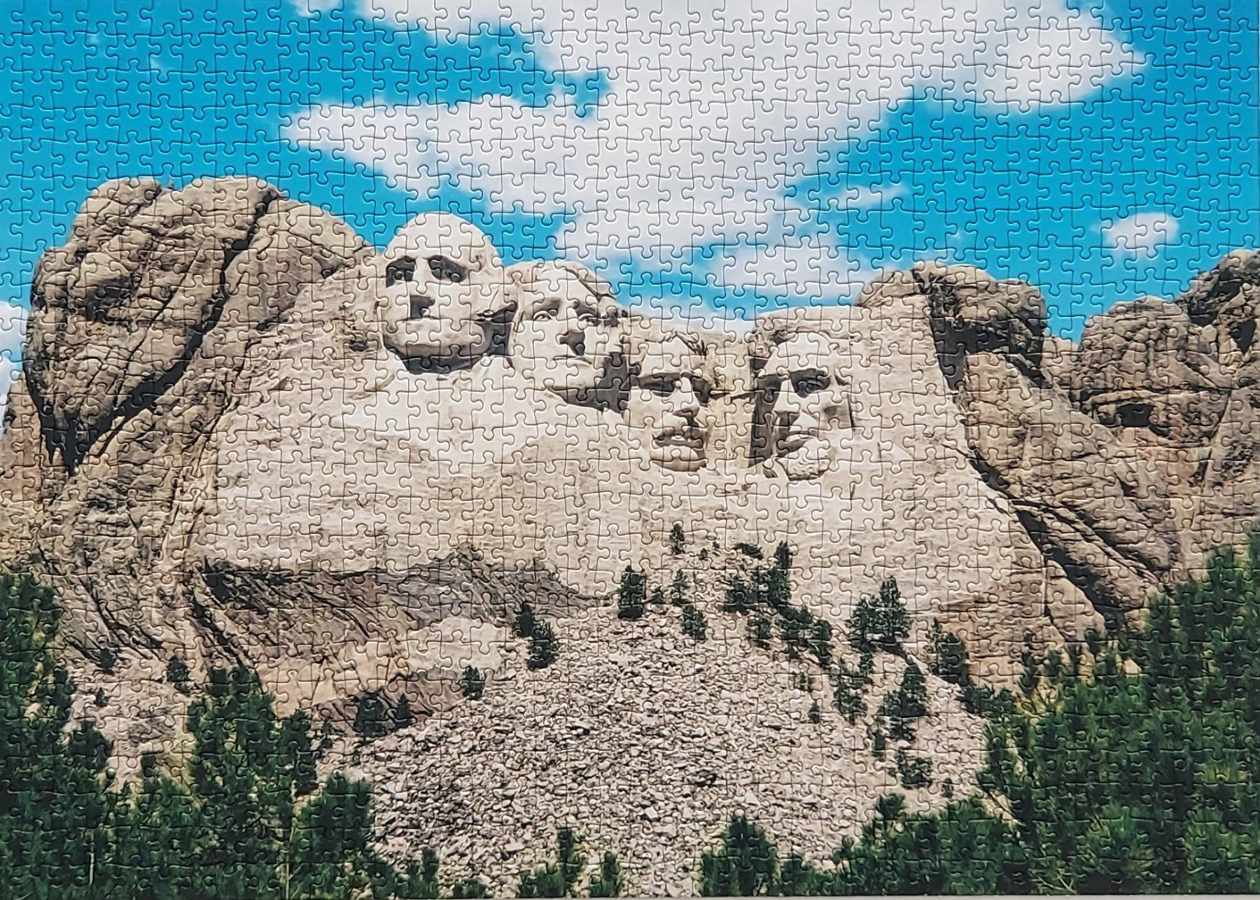Puzzles: Puzzle Mount Rushmore + Beach Hammock, 2x1000 Teile – Gebraucht aus Belp von Utah7 1