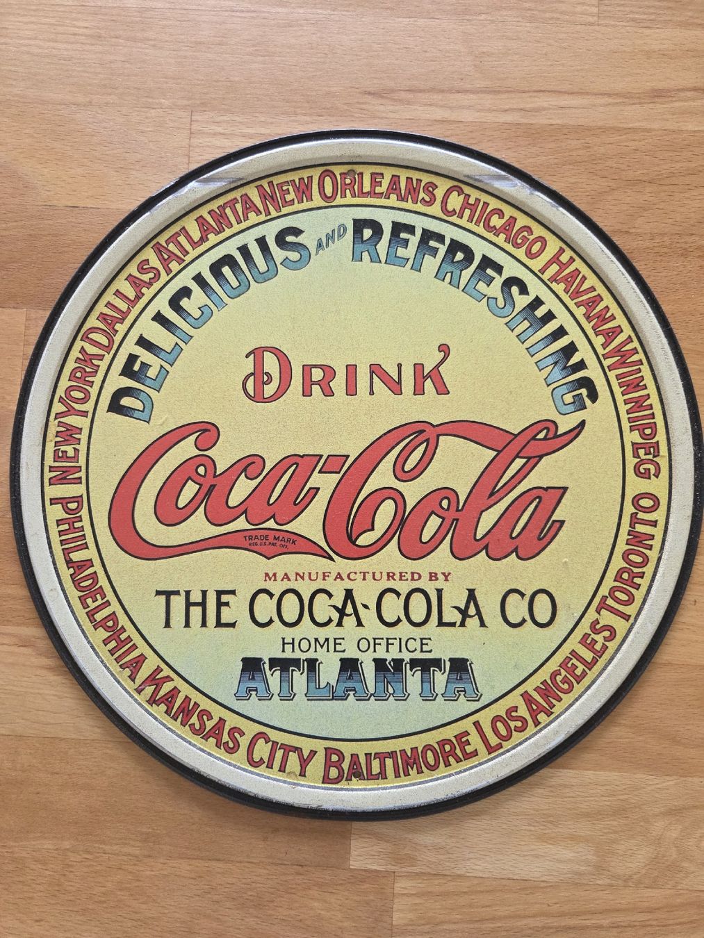 Coca-Cola Insegne: Coca Cola Schild rund  – Usato da Dorf venduto da AR15PRO