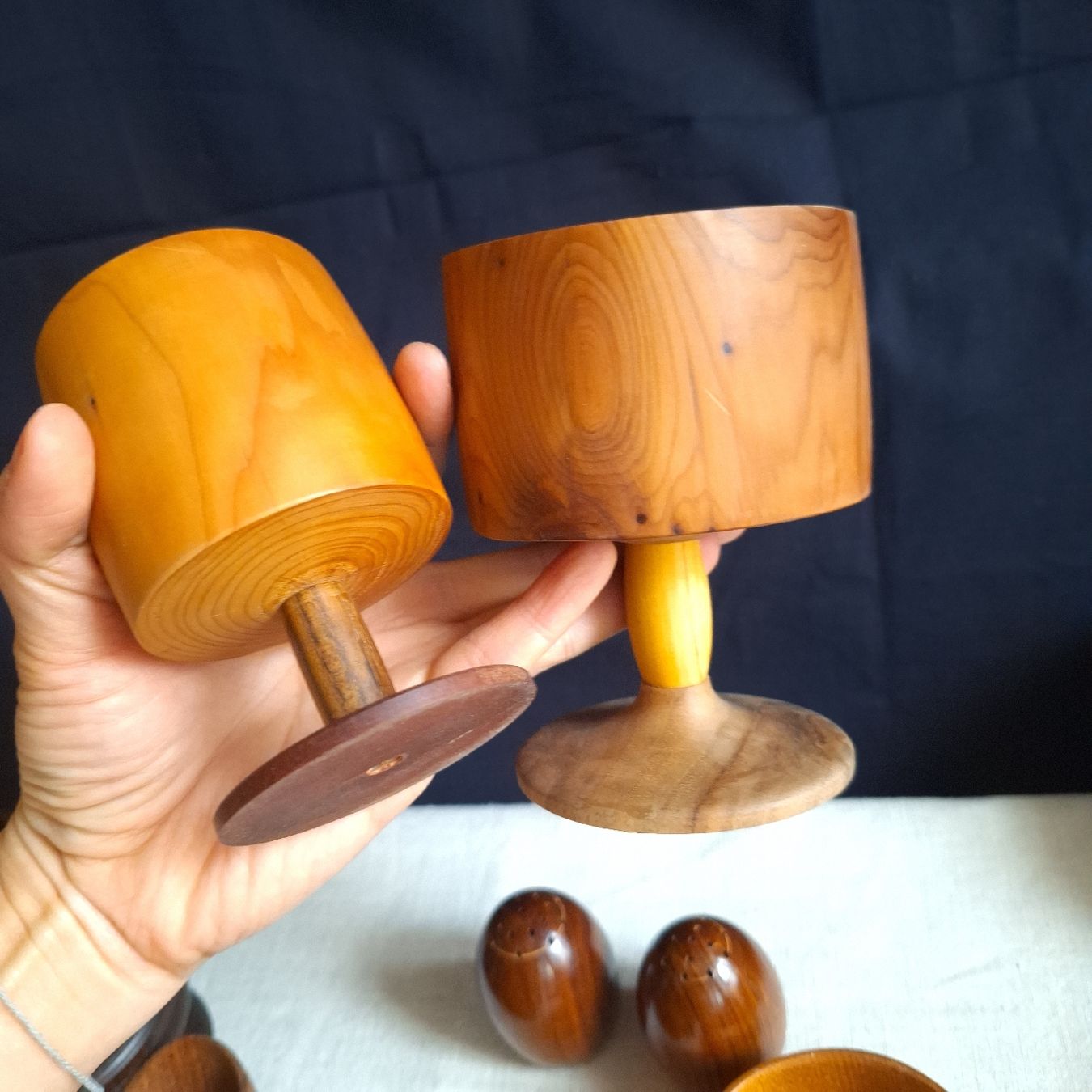 Tutte le decorazioni: Versand möglich! Div. Holzware - OHNE DUNKLEN BECHER! – Usato da Winterthur venduto da Goldpipau 6