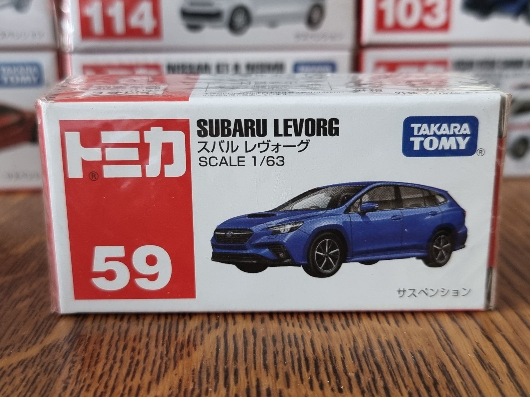 Modellini d'auto: Tomica #59  Subaru Levorg – Usato da Chateau d'Oex venduto da sam_58r2