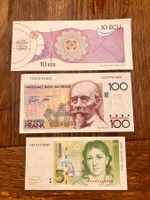 Lot de 3 billets de banque divers occasion bon état