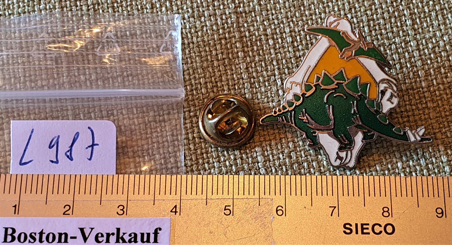 Giocattoli: L987 - Pin Dinos - Dinosaurier – Usato da Reinach BL venduto da Boston-Verkauf 1