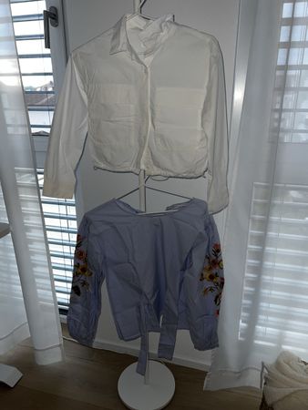 2 Zara Blusen Set, Gr. 140/164
