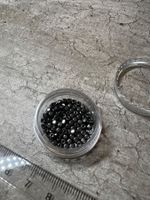 Glasperlen zum Basteln / 2 mm (neu)
