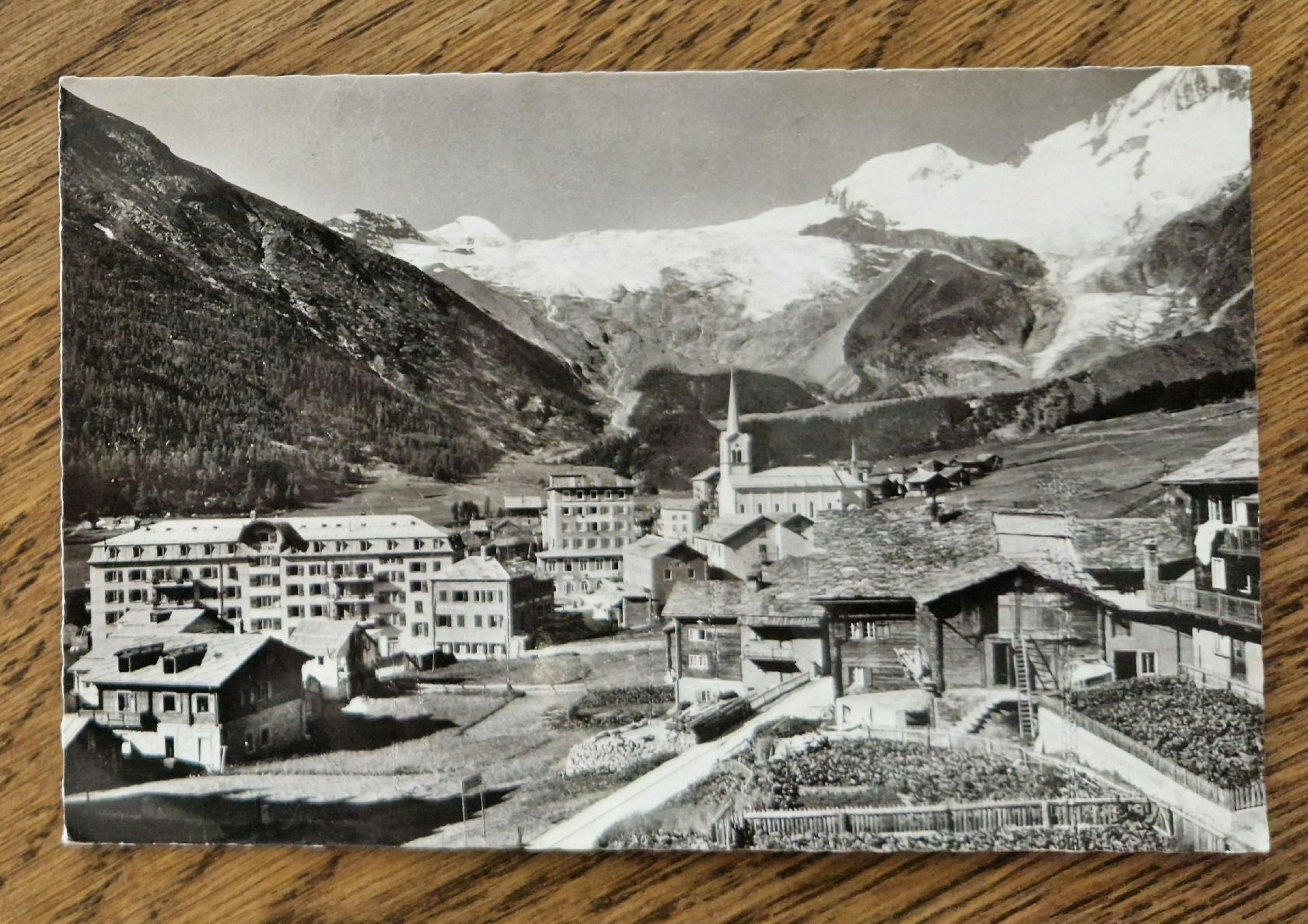 Cartoline postali: Saas Fee 1960 – Usato da Ebikon venduto da Donar50