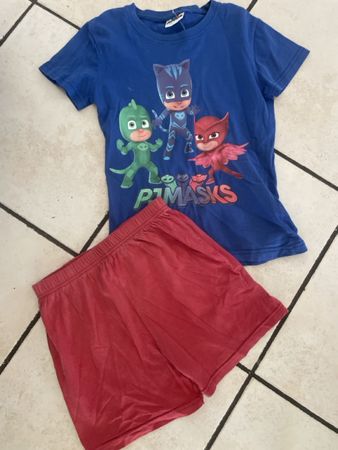 Pjmasks Kinder Set T-Shirt uns Shorts Gr.116 