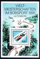 WELT-MEISTERSCHAFTEN IM BOBSPORT 1991 ALTENBERG **POSTFRISCH
