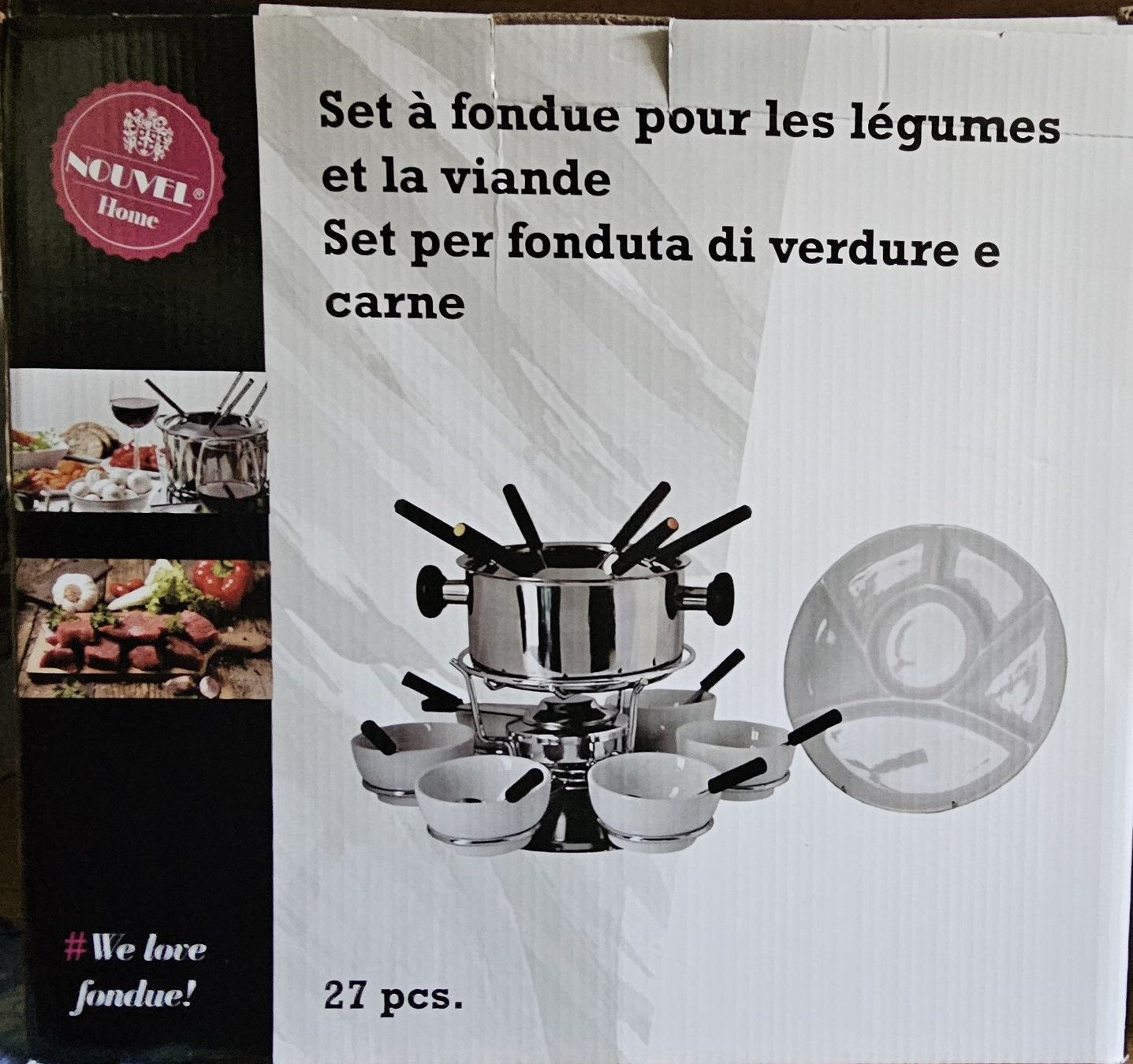Elettrodomestici da cucina: Fondue Set mit Geschirr – Nuovo e nell'imballaggio originale da Ennetmoos venduto da berg2011 2