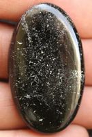 Cabochon L-5425 – Indischer schwarzer Turmalin 39X23X5mm 52,