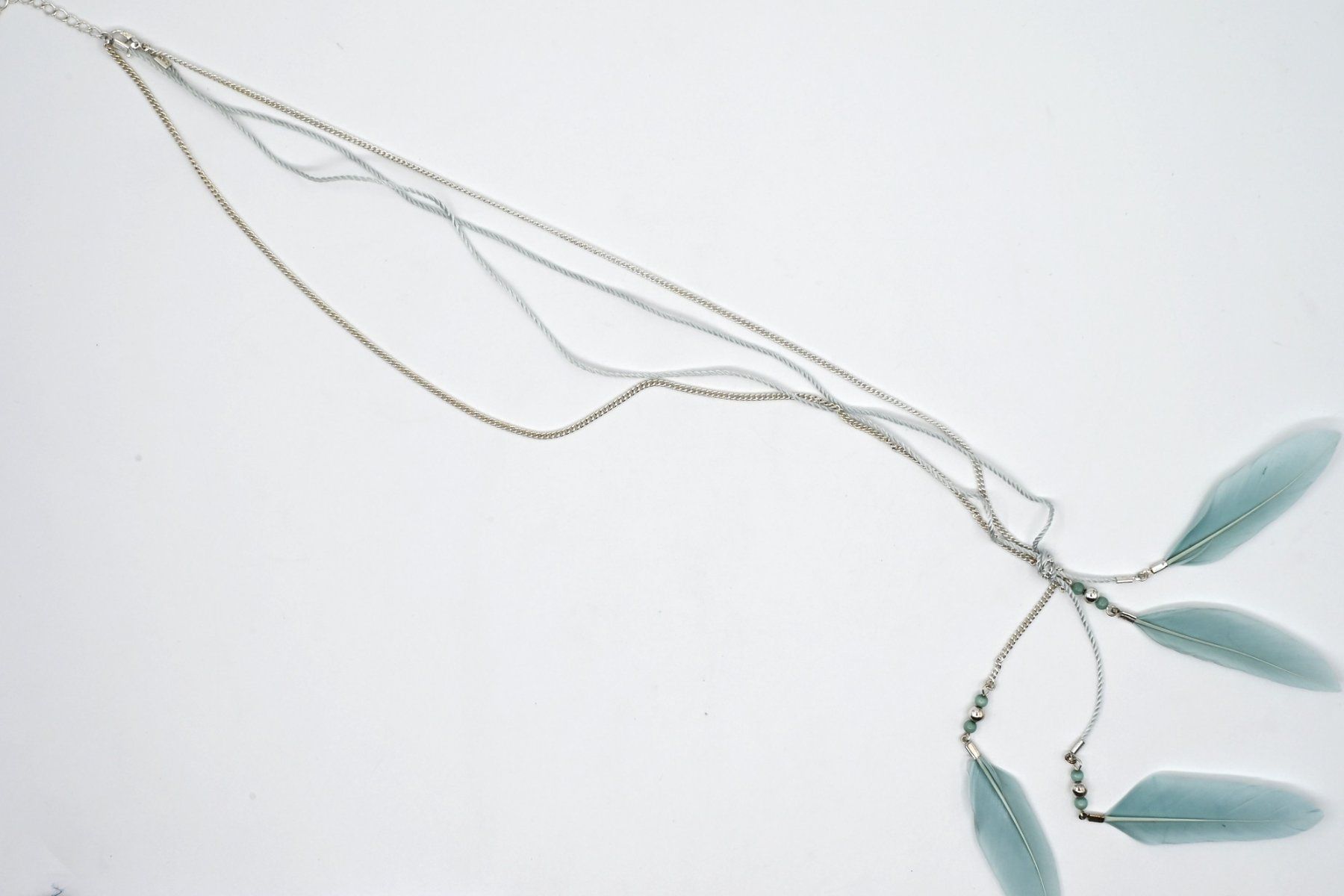 Catenine: Federkette, mit blauen Federn – Usato da Dürnten venduto da pema28 1